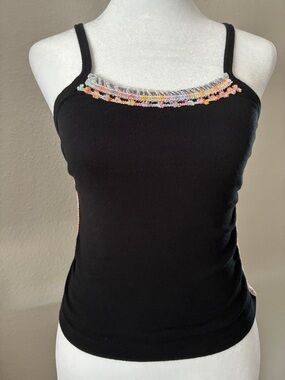 Anna Sui Embroidered Tank Top